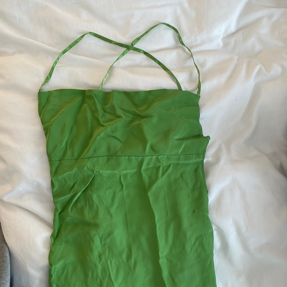 reformation silk dress